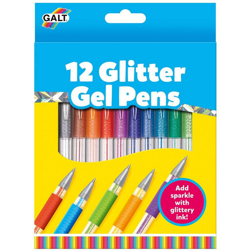 12 Glitter Gel Pens Galt Toys mulveys.ie nationwide shipping