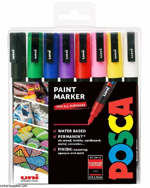 Posca Standard FINE 3M 8PK