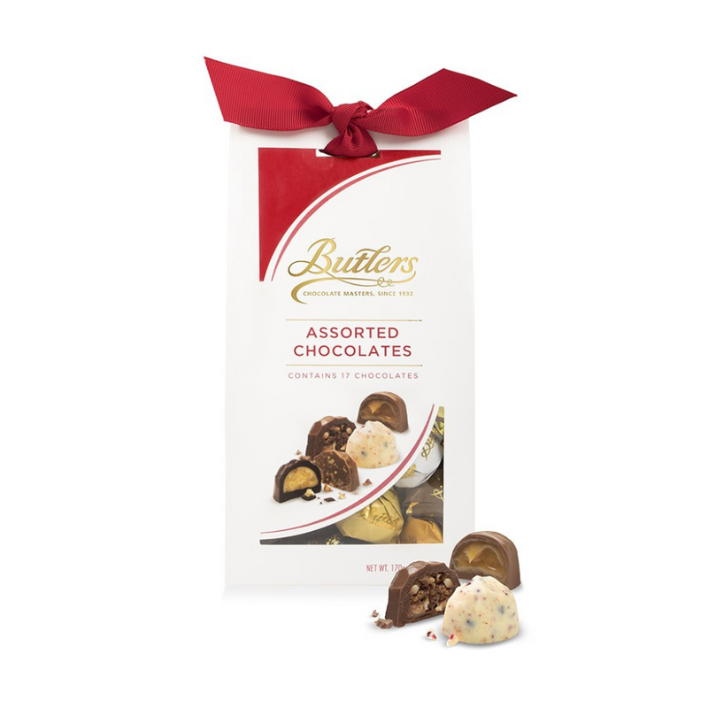 Butlers Assorted Twist wrap Chocolates 170g . mulveys.ie nationwide shipping