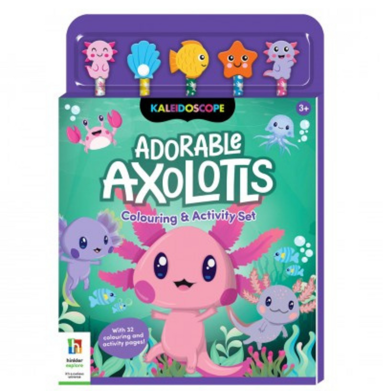 Adorable Axolotls Colouring and Activity Set mulveys.ie nationwide shipping