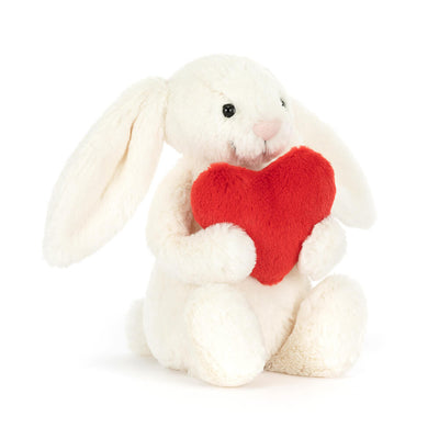 Jellycat Small Bashful Red Love Heart Bunny. Mulveys.ie