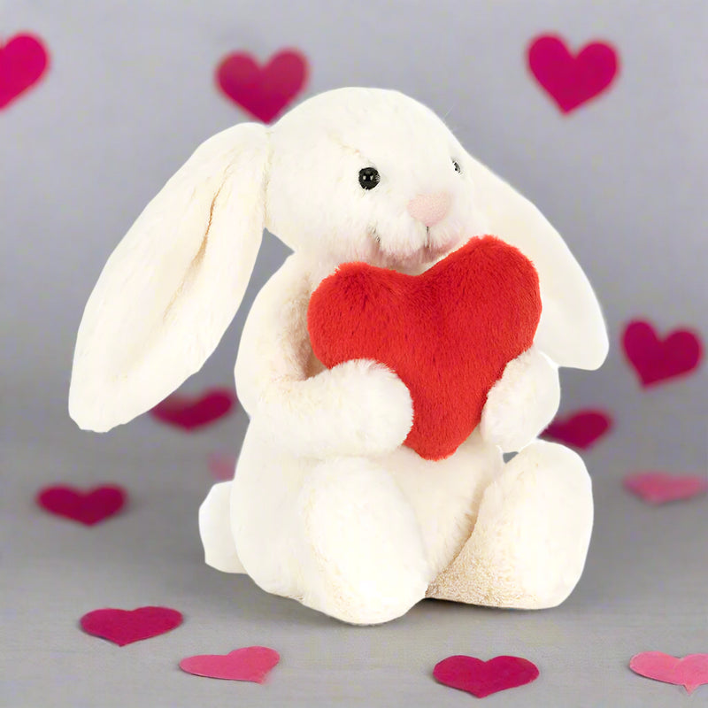 Jellycat Small Bashful Red Love Heart Bunny. Mulveys.ie