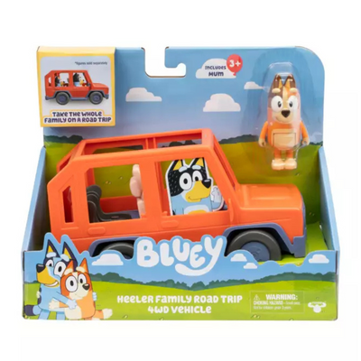 Bluey Heeler Family Road Trip 4WD Vehicle mulveys.ie nationwide shipping