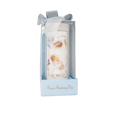 Christening Candle/Boy/6 inch Gift Boxed. Mulveys.ie