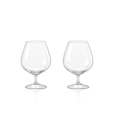 Eternity Crystal Brandy Glasses pair mulveys.ie nationwide shipping