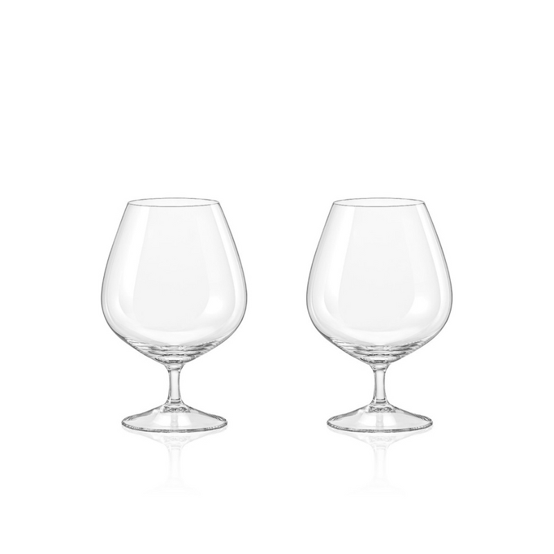 Eternity Crystal Brandy Glasses pair mulveys.ie nationwide shipping