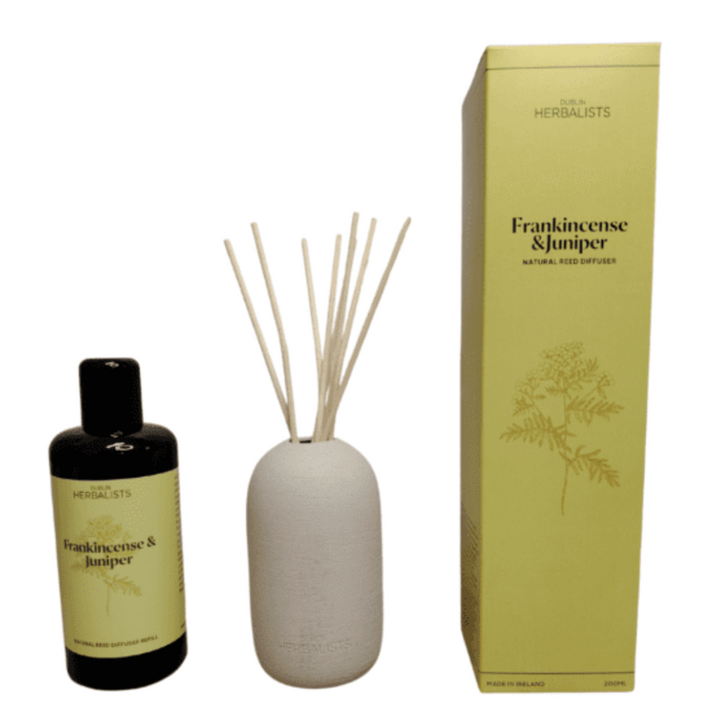 Frankincense and Juniper Natural Reed Diffuser Gift Set Mulveys.ie