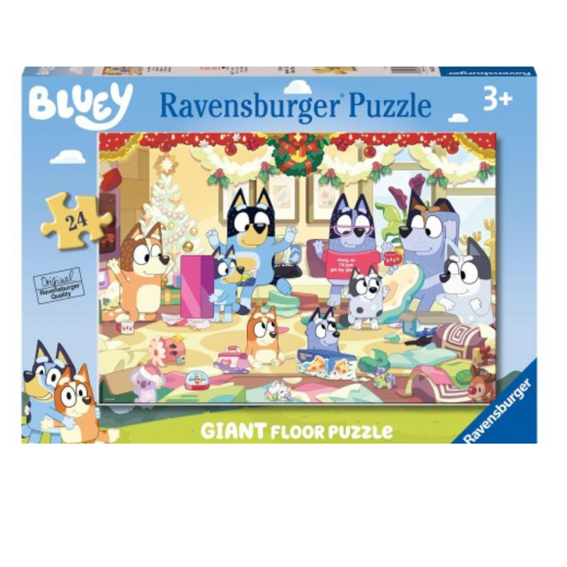 GIANT PUZZLE 24 PIECES CHRISTMAS WITH BLUEY mulveys.ie nationwide shipping