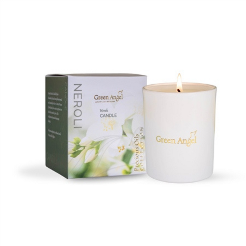 Green Angel Neroli Candle 170G mulveys.ie nationwide shipping