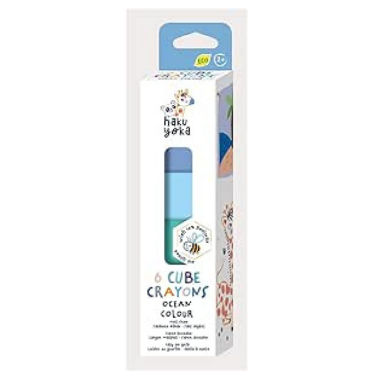 Haku Yoka 6 Cube Crayons - Ocean mulveys.ie nationwide shipping