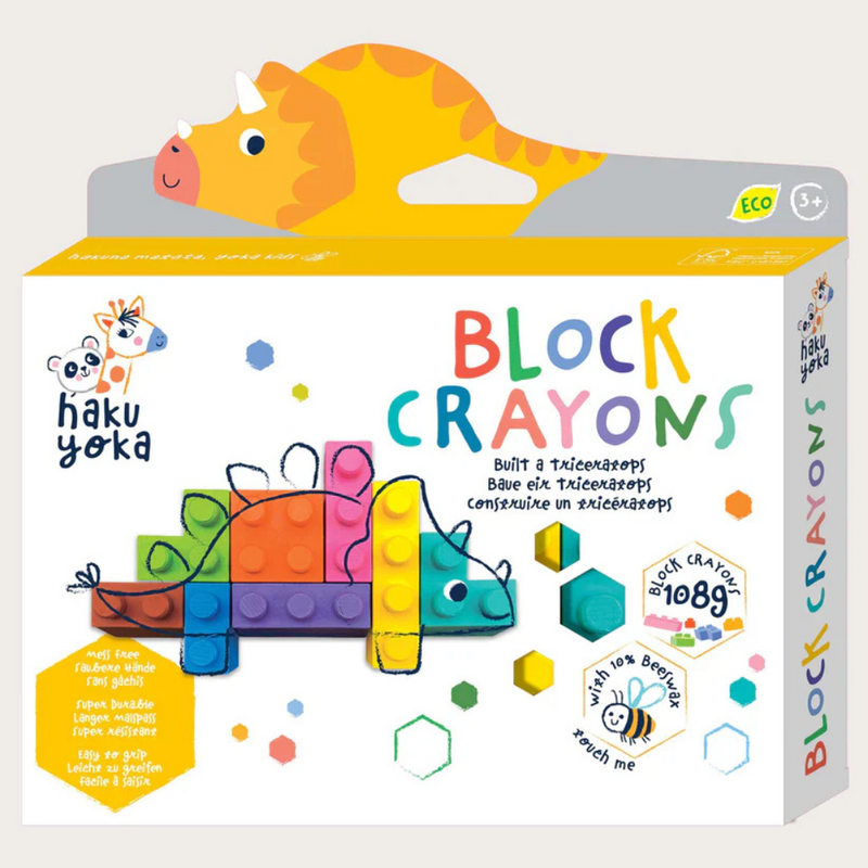 Haku Yoka Block Crayons - Triceratops mulveys.ie nationwide shipping