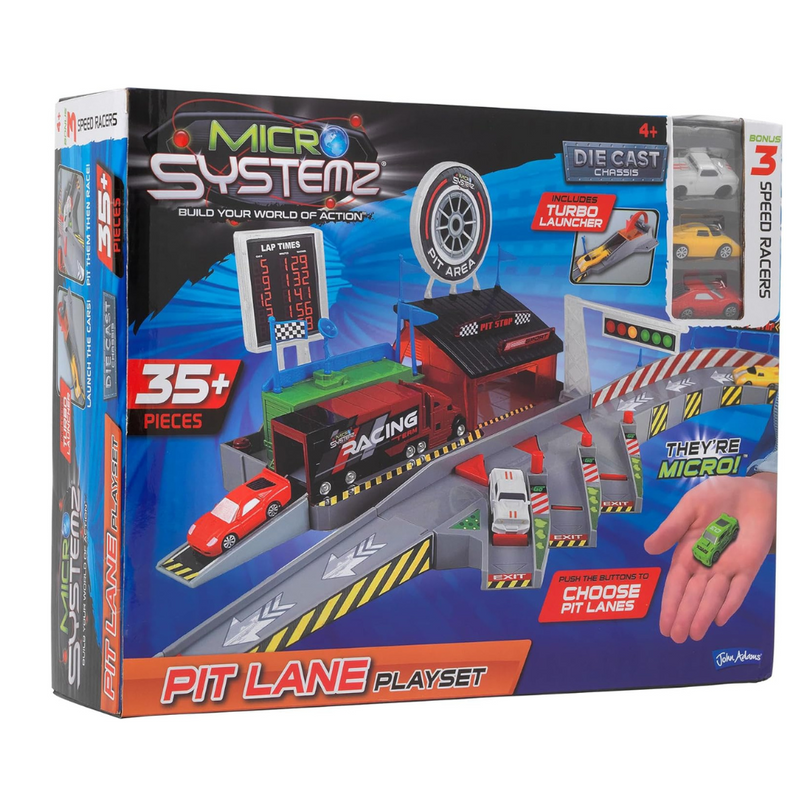 JOHN ADAMS  MICRO SYSTEMZ PIT LANE PLAYSET mulveys.ie nationwide shipping