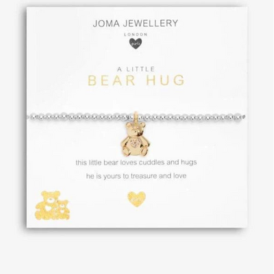 Joma Jewellery A Little Bear Hug Silver 15.5cm mulveys.ie nationwide shipping