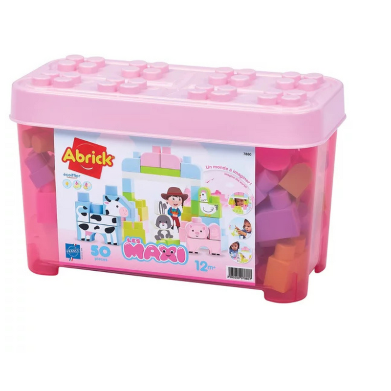 Les Maxi 50 pieces Farm Animals BOX PINK mulveys.ie nationwide.ie