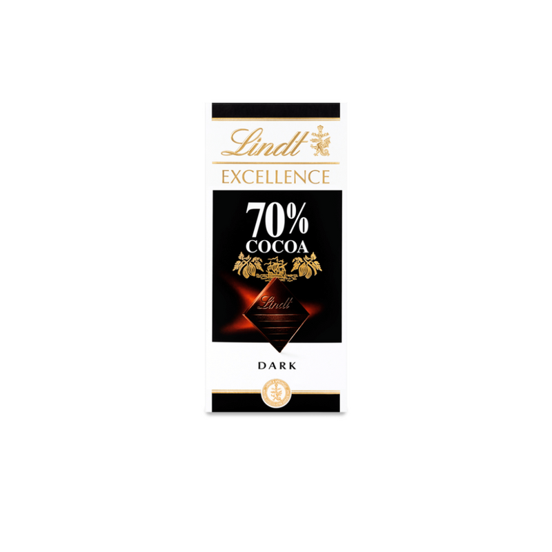 Lindt EXCELLENCE Dark 70% Bar 100g Mulveys.ie