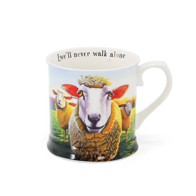 Beyond The Herd Set Of 2 Tankards (Muchachos, Ewe'll Never Walk Alone) Mulveys.ie