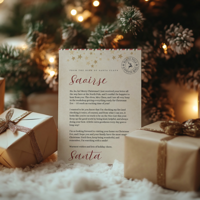 Personalised Letter from Santa mulveys.ie nationwide shipping