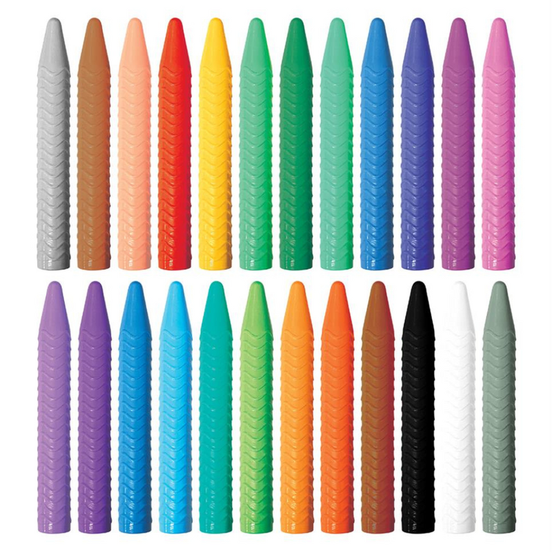 Haku Yoka Spiral Crayons - 24 Colours