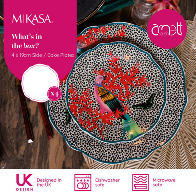 Mikasa x Sarah Arnett Porcelain Side Plates, Set of 4, 19cm mulveys.ie nationwide shipping