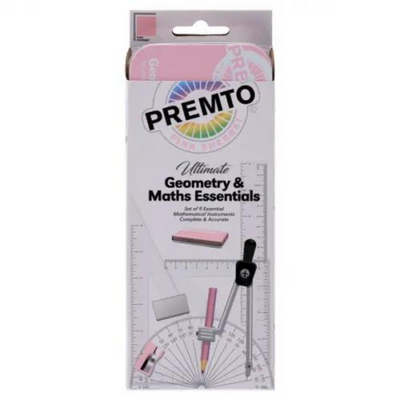  Premto 9Pce Maths Set - Pink Sherbet mulveys.ie nationwide shipping