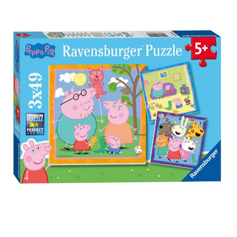 Ravensburger Peppa Pig 3X 49 Pc mulveys.ie nationwide shipping