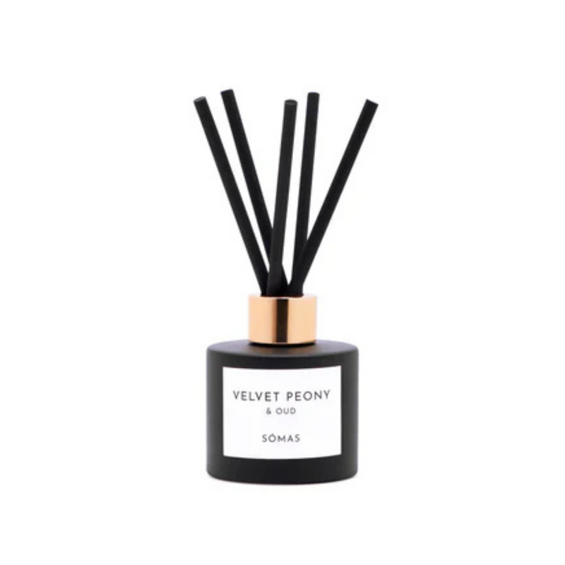 SÓMAS STUDIO Velvet Peony & Oud Reed Diffuser mulvey.sie nationwide shipping