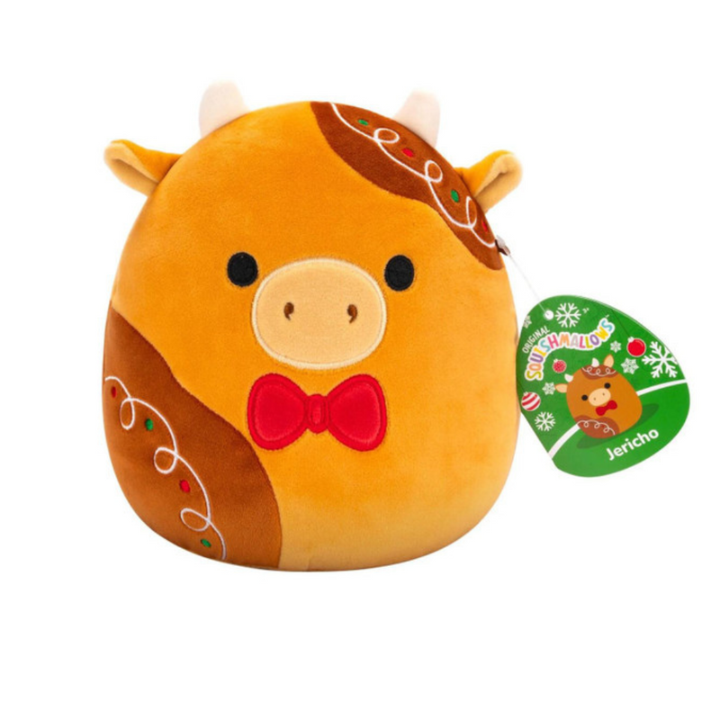 Squishmallows JERICHO the Gingerbread Cow 7.5-inch Christmas Plush mulveys.ie nationwide shipping