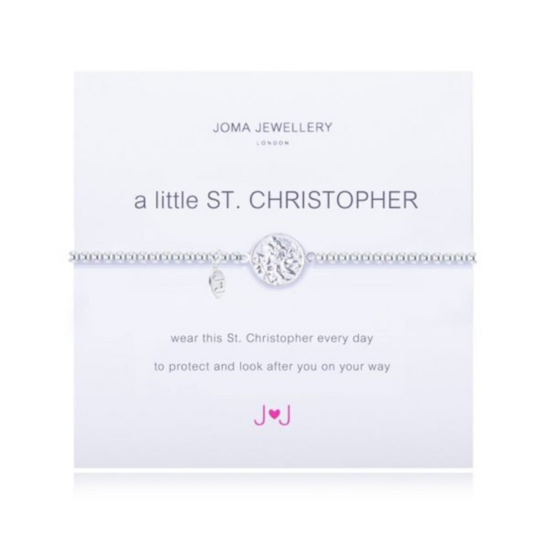 JOMA JEWELLERY A LITTLE ST CHRISTOPHER – SILVER BRACELET mulveys.ie nationwide shipping