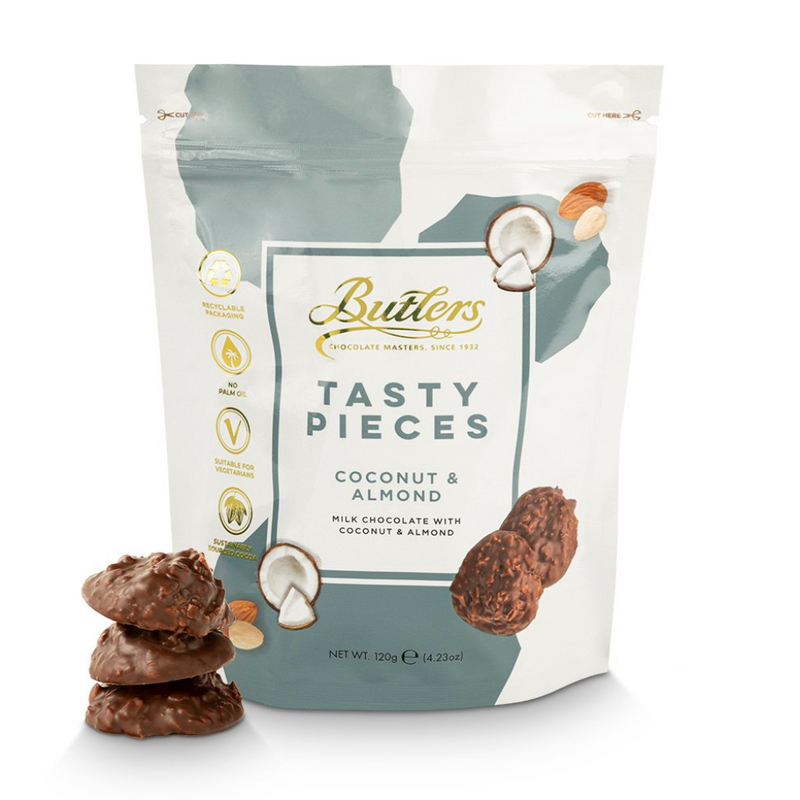 Butlers Tasty Pieces Coconut & Almond 120g