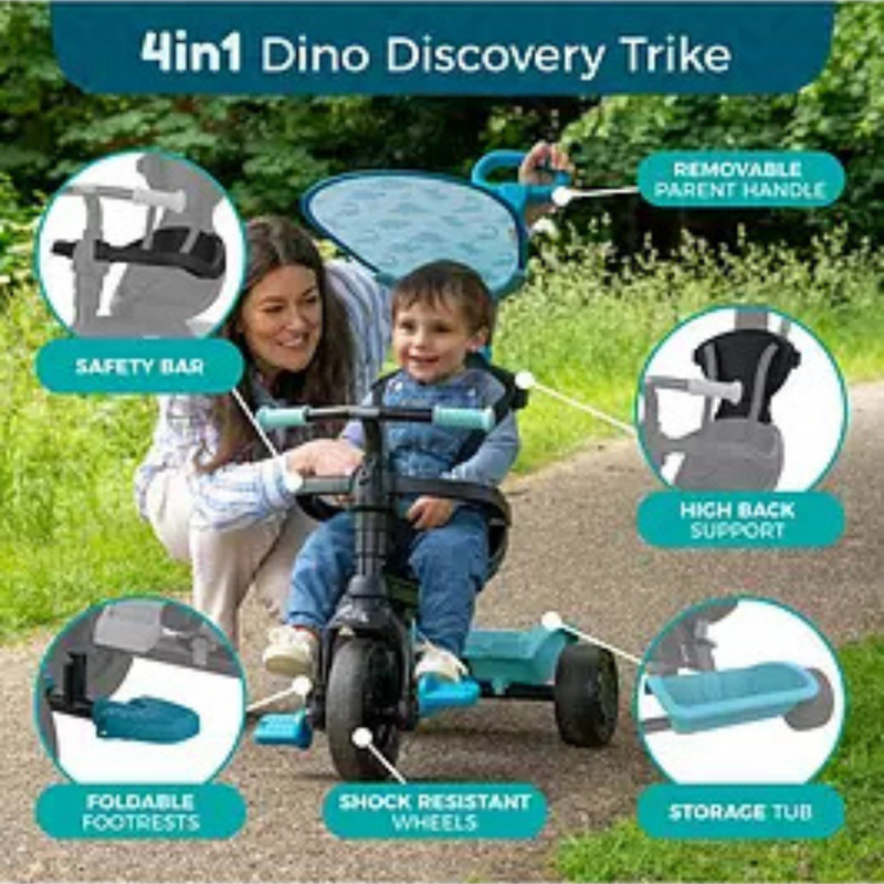 TP 4 In 1 Trike Dino Discovery