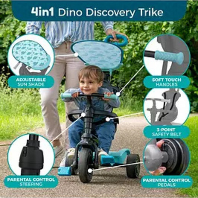 TP 4 In 1 Trike Dino Discovery