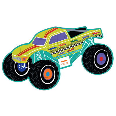 Cars 20pc Monster Truck Shaped Jigsaw