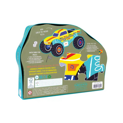 Cars 20pc Monster Truck Shaped Jigsaw