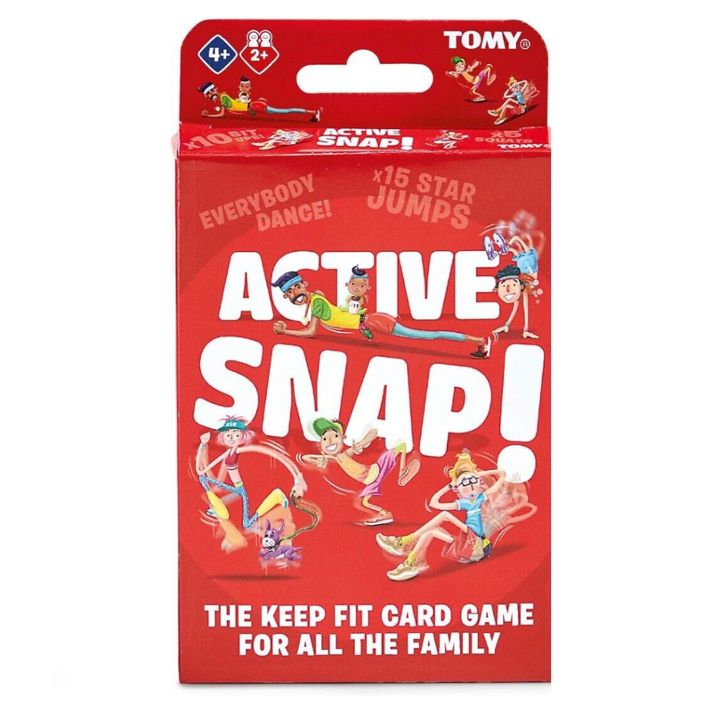 TOMY Active Snap Card Game Keep Fit Exercise mulveys.ie nationwide shipping