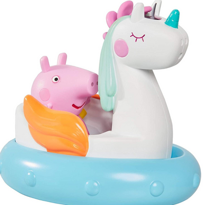  TOMY Toomies Peppa Pig Peppa's Unicorn Bath Float Toy mulveys.ie nationwide shipping