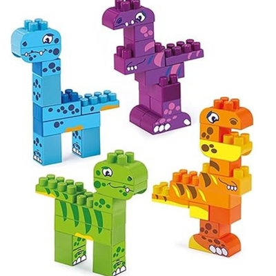 Ecoiffier Jouets 1387 Dinosaur Box 150 Pieces