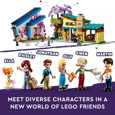 LEGO Friends Olly and Paisley's Family Houses