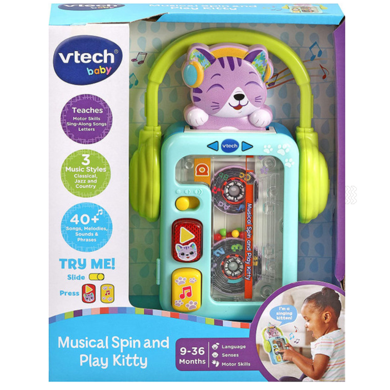 Vtech Musical Spin And Play Kitty