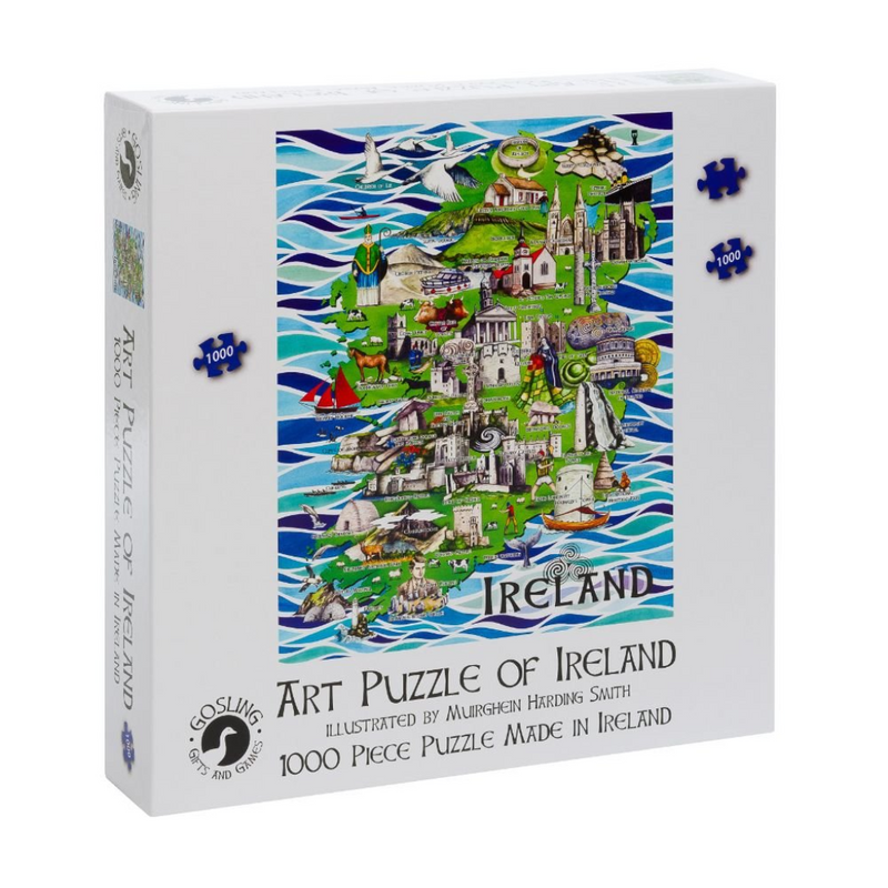 Gosling Art Puzzle of Ireland Irish Made 1000 Piece Puzzle mulveys.ie nationwide shipping