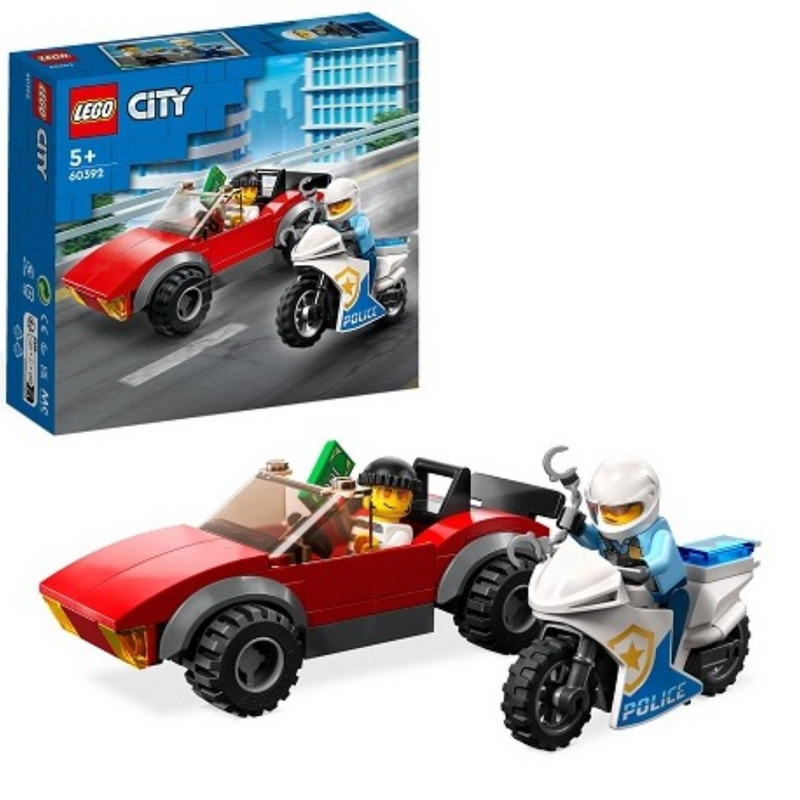  LEGO City LEGO 60392 Police Bike Car Chase mulveys.ie nationwide shipping