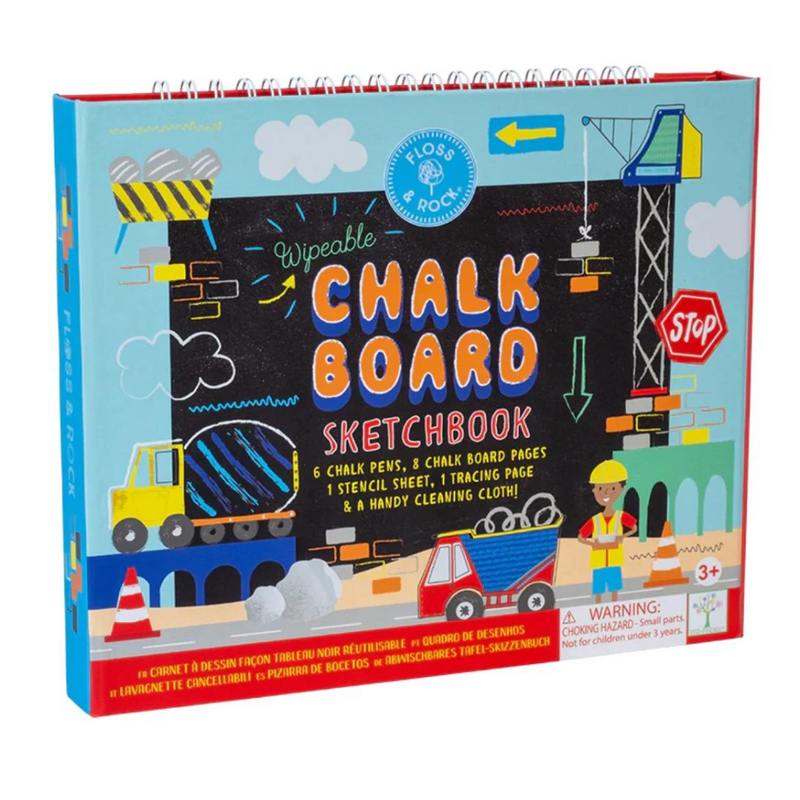 Floss & Rock Chalkboard Sketchbook – Construction mulveys.ie nationwide shipping