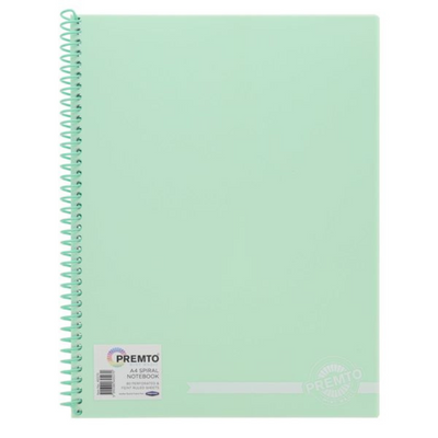 Premto Pastel A4 160pg Pp Spiral Notebook 5 Asst mulveys.ie nationwide shipping