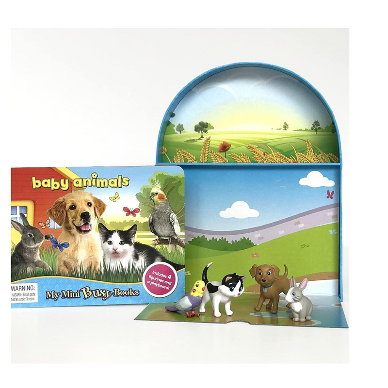 BABY ANIMALS MINI BUSY BOOK MULVEYS.ie nationwide shipping