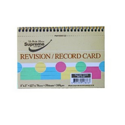 RECORD CARD 5X3 SPIRAL ASST mulveys.ie nationwide shipping