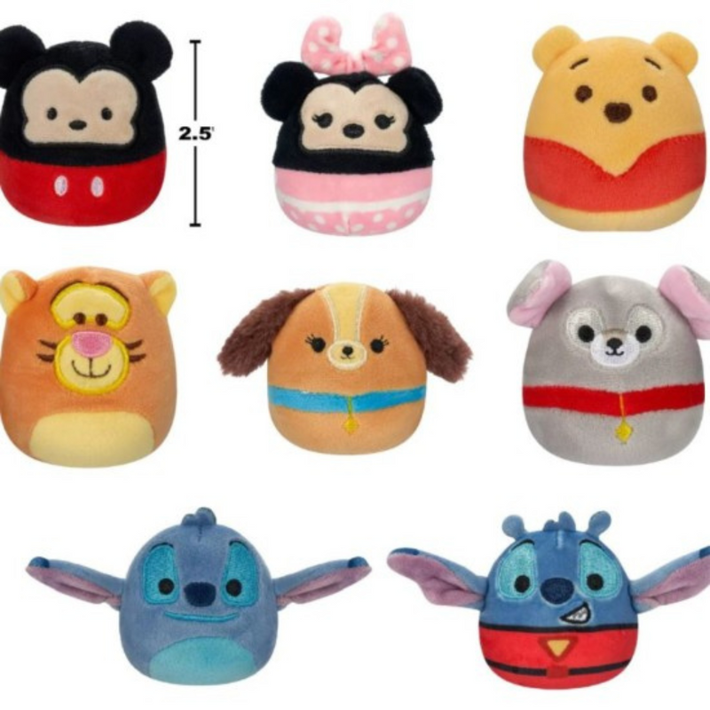 Disney Mini 2.5" Squishmallows Blind Box mulveys.ie nationwide shipping