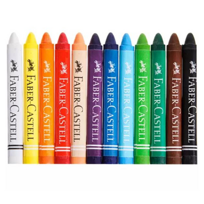 Faber-Castell Triangular Wax Crayons | 12 Pack mulveys.ie nationwide shipping