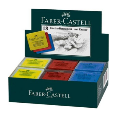 Faber Castell Kneaded rubber eraser colored Art Eraser mulveys.ie nationwide shipping