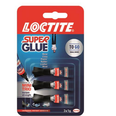 Loctite Super Glue Mini Trio 1g (3 Pack) mulveys.ie nationwide shipping