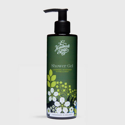 Handmade Soap Company Shower Gel - Lavender, Rosemary, Thyme & Mint mulveys.ie nationwide shipping