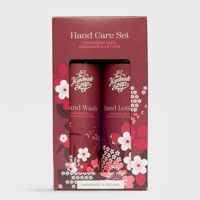 Handmade Soap Company Hand Care Set Coriander,Vetiver & Geranium mulveys.ie nationwide shipping